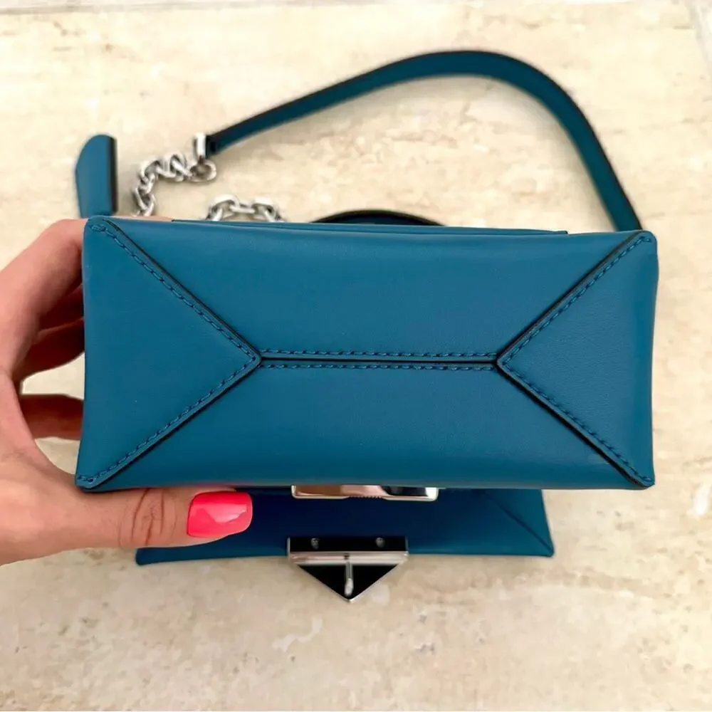 NWT! MICHAEL KORS Cece Teal Handbag, Small, MSRP.$448